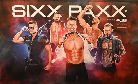 SIXX PAXX Colors Tour 2024/2025: The hottest male strip show。